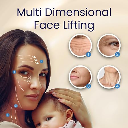 Bio-Essence Bio-Vlift 4V Face Lifting Cream, Firming, Tightening, Double Chin Firming, Hyaluronic Acid, Fermented Rice, Niacinamide, Face Moisturizer for Women, Ideal for All Skin Types, Anti Ageing, 45g - Image 2